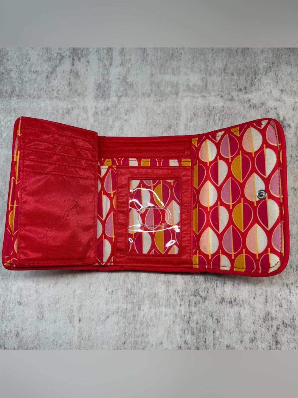 Vera Bradley Microfiber RFID Riley Compact Wallet - Picture 3 of 7